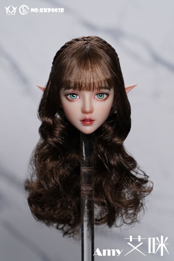 【史派克工廠】結單 預購9月 KID KING 1/6 妖精艾咪 AMY植睫毛頭雕 NO:KKP003 ABCD四款 0831 KID KING 1/6 妖精艾咪 AMY植睫毛頭雕 NO:KKP003 ABCD四款