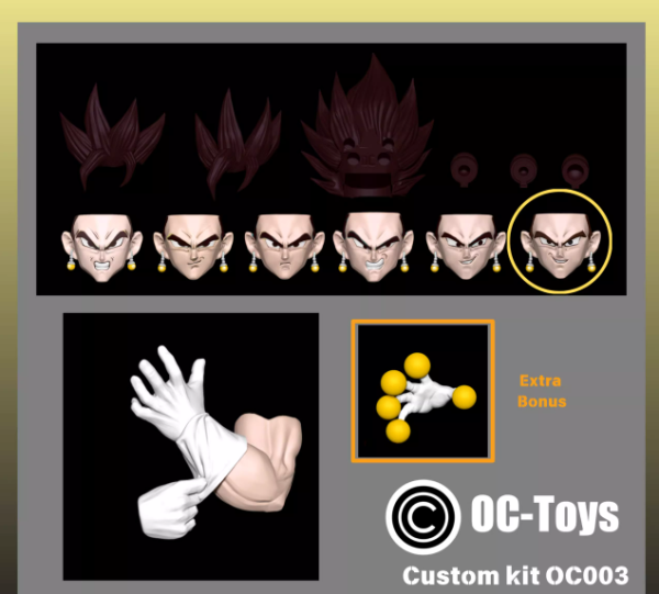 【史派克工廠】結單 預購免運24年Q3 OCToys SHF 七龍珠 達洛特 配件包 0628 OCToys SHF 七龍珠 達洛特 配件包