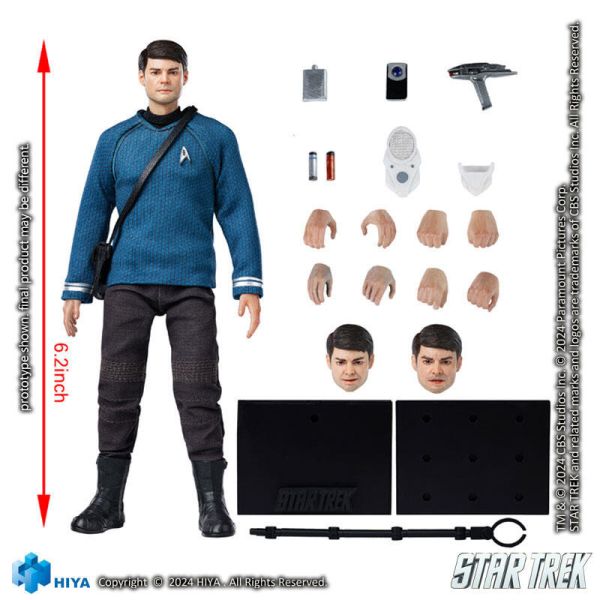 【史派克工廠】結單 預購25年Q1 HIYA 海雅 超級精緻系列 1/12 星際迷航 2009 麥考伊 0524 HIYA 海雅 超級精緻系列 1/12 星際迷航 2009 麥考伊