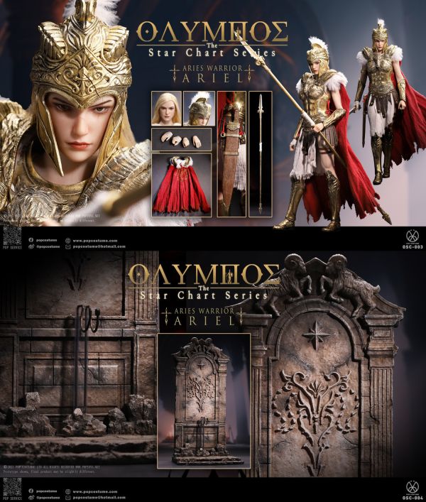【史派克工廠】結單 預購Q2 POP 1/6 奧林匹斯-星圖系列 OSC-003白羊戰士-阿瑞爾 & 白羊地台 1207 POP 1/6 奧林匹斯-星圖系列 OSC-003白羊戰士-阿瑞爾 & 白羊地台