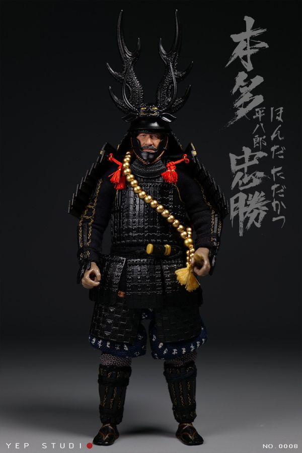 【史派克工廠】結單預購免運24年Q4 YepStudio 1/12 戰國第一猛將 日本之張飛 本多忠勝 NO.0008 0823 YepStudio 1/12 戰國第一猛將 日本之張飛 本多忠勝 NO.0008