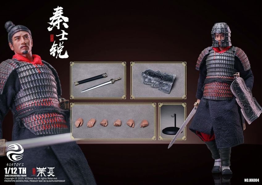 【史派克工廠】結單免運25年Q4 303TOYS 1/12 掌上華夏 大秦 豪華單人版 秦士戟 秦士羽 秦士銳 0704 303TOYS 1/12 掌上華夏 大秦 豪華單人版 秦士戟 秦士羽 秦士銳