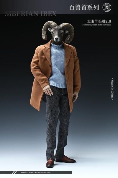 【史派克工廠】結單 預購Q4 Mostoys 1/6 百獸首頭雕系列 北山羊頭雕2.0 MS2303AB 共2款 0807 Mostoys 1/6 百獸首頭雕系列 北山羊頭雕2.0 MS2303AB 共2款
