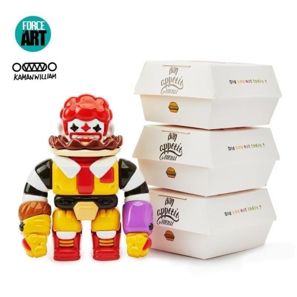 【史派克工廠】現貨 Force of Art 藝俠原力 x Kamanwilliam 18CM 麥膠初代機 0202 Force of Art 藝俠原力 x Kamanwilliam 18CM 麥膠初代機