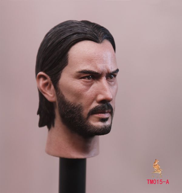 【史派克工廠】結單 預購10月 十二點 1/6 歐美硬漢頭雕4 捍衛任務4 基努李維 頭雕 TM015-AB 共2款 0811 十二點 1/6 歐美硬漢頭雕4 捍衛任務4 基努李維 頭雕 TM015-AB 共2款