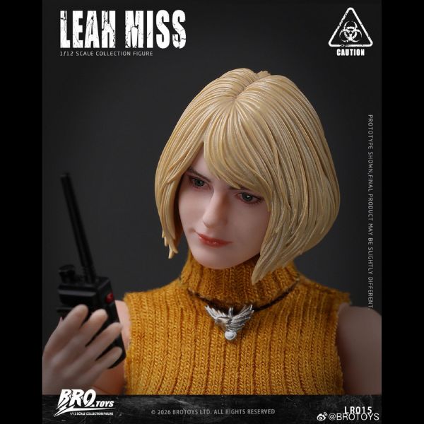 【史派克工廠】預購免運26年Q4 BROTOYS 1/12 生化危機 莉婭小姐 LR015 可動人偶 0626 BROTOYS 1/12 生化危機 莉婭小姐 LR015 可動人偶