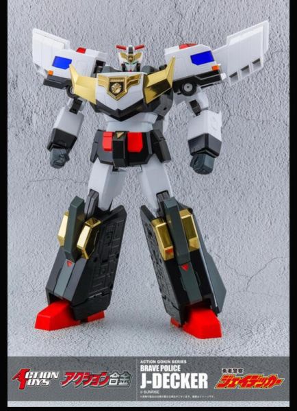 【史派克工廠 】結單免運25年10月 Action Toys 勇者警察 J-DECKER傑德卡 可動合金完成品 0212 Action Toys 勇者警察 可動合金完成品