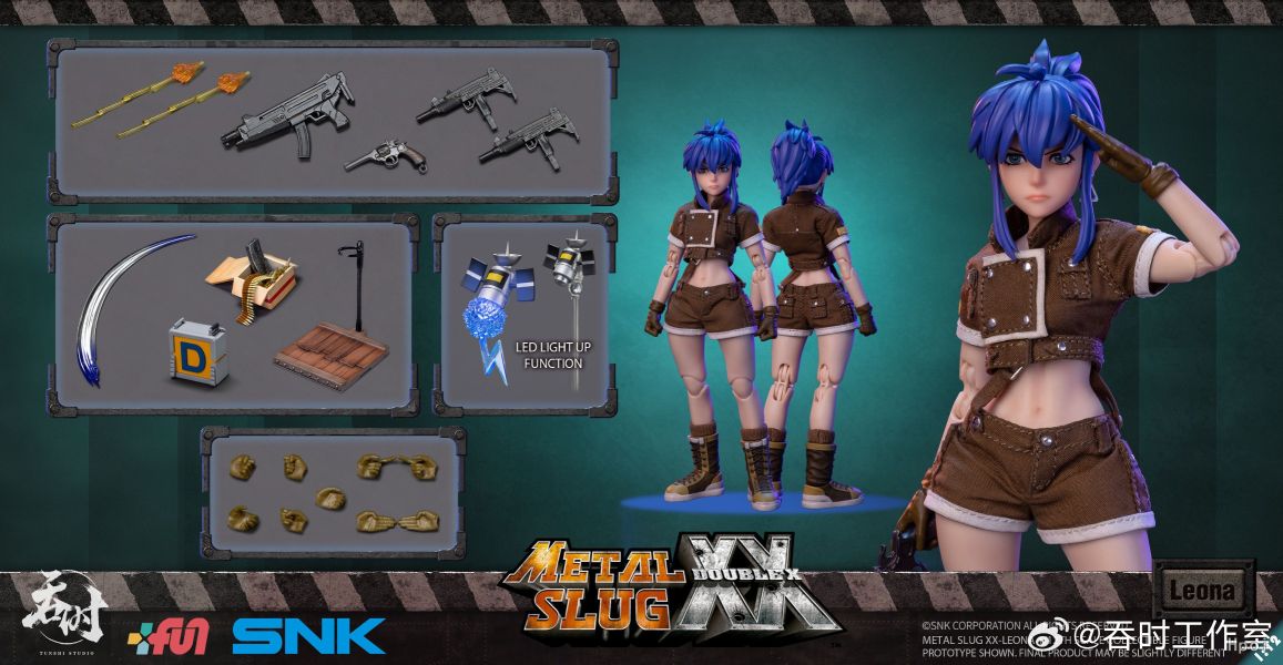 【史派克工廠】結單 預購免運Q3 吞時工作室TS-012 1/12 合金彈頭XX 莉安娜 哈迪蘭 Leona SNK 0215 吞時工作室TS-012 1/12 合金彈頭XX 莉安娜 哈迪蘭 Leona SNK