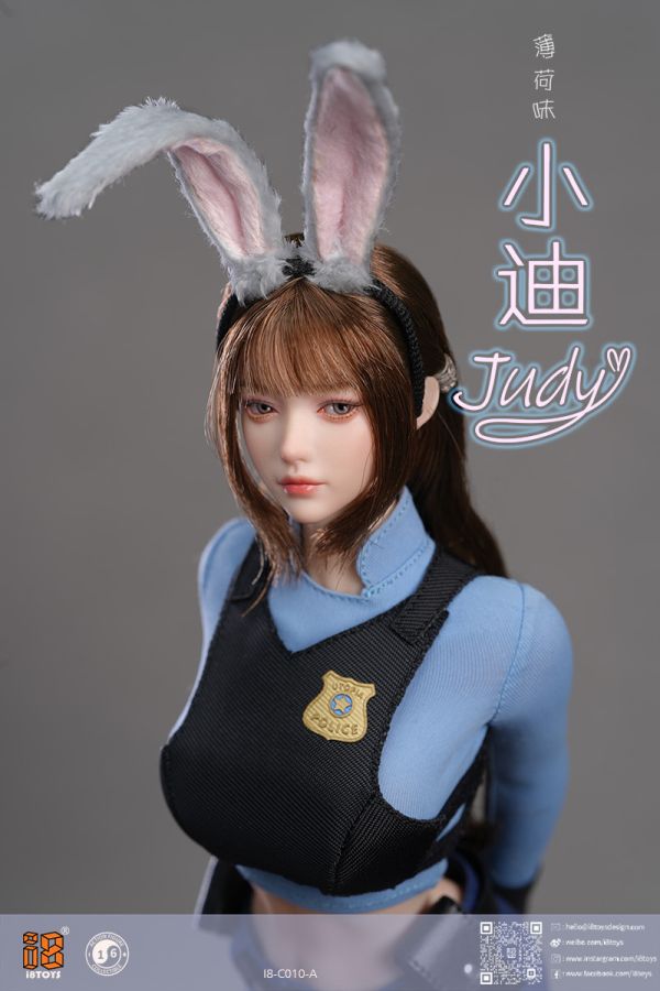 【史派克工廠】結單免運25年Q3 I8TOYS 1/6薄荷口味 小迪Judy 頭雕服飾套裝i8-C010-A款 0725 I8TOYS 1/6薄荷口味 小迪Judy 頭雕服飾套裝i8-C010-A款