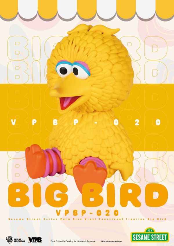 【史派克工廠】結單免運25年Q4 野獸國 VPBP-020 芝麻街系列 掌心儲金公仔 大鳥 0910 野獸國 VPBP-020 芝麻街系列 掌心儲金公仔 大鳥