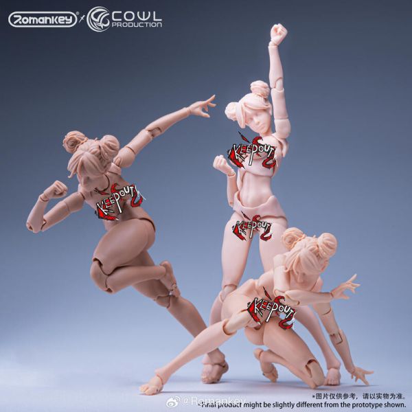 【史派克工廠】預購25年Q4 Romankey X COWL 1/12 超可動少女素體 三種 膚色 白色 褐色 0722 Romankey X COWL 1/12 超可動少女素體 三種 膚色 白色 褐色