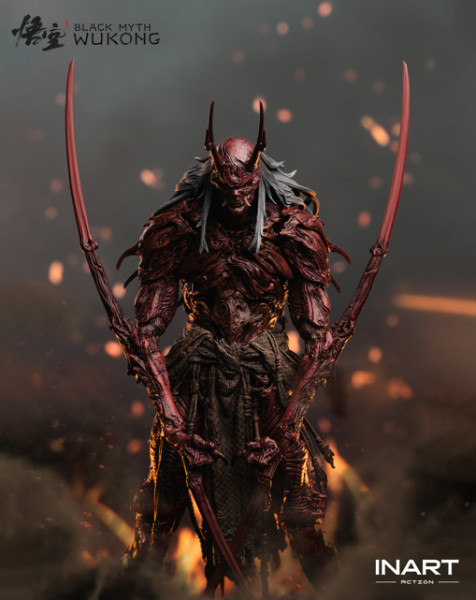 【史派克工廠】預購免運26年Q3 INART Action系列 黑神話 悟空 夜叉王 1:12 可動人偶 0518 INART Action系列 黑神話 悟空 夜叉王 1:12 可動人偶