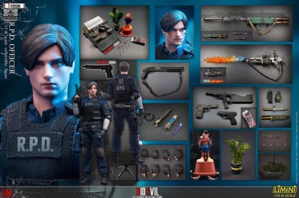 【史派克工廠】預購免運26年Q4 LIMTOYS LiMiNi 1/12 6寸 惡靈古堡 里昂 豪華版 再版 0416 LIMTOYS LiMiNi 1/12 6寸 惡靈古堡 里昂 豪華版 再版