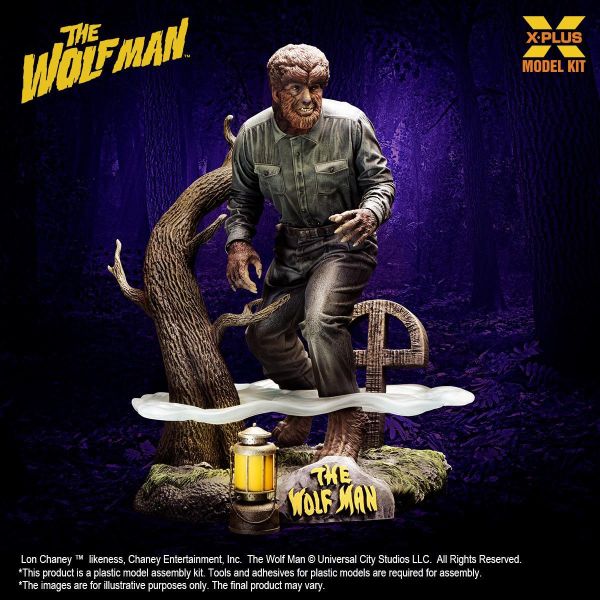 【史派克工廠】結單 免運11月 X-PLUS 狼人The Wolf Man 小朗 錢尼 狼人 1/8 組裝 再版 0923 X-PLUS 狼人The Wolf Man 小朗 錢尼 狼人 1/8 塑膠組裝