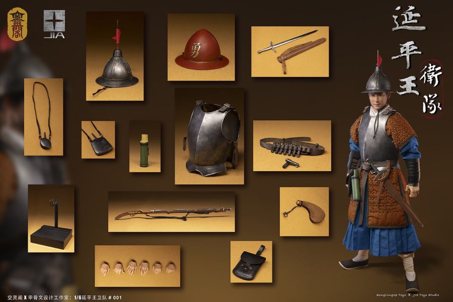 【史派克工廠】結單 23年Q3預購 空靈閣 x 甲骨文設計工作室 1/6 延平王衛隊 KLG-JIA001 0529 空靈閣 x 甲骨文設計工作室 1/6 延平王衛隊 KLG-JIA001