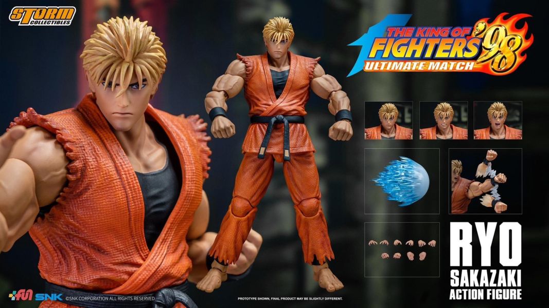 【史派克工廠】結單 預購免運Q3 Storm Toys 1/12 KOF 格鬥天王 拳皇98 阪崎亮 SKKF09 0103 Storm Toys 1/12 KOF 拳皇98 Ryo 阪崎亮 SKKF09