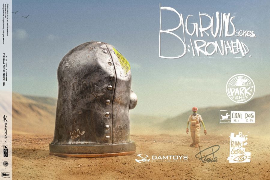 【史派克工廠】結單預購免運25年Q1 Coaldog煤廠黑狗 Damtoys 大廢墟 鐵頭托尼 22cm PES036 0911 Coaldog煤廠黑狗 Damtoys 大廢墟 鐵頭托尼 22cm PES036