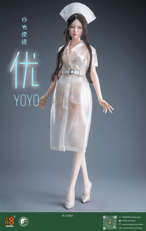 【史派克工廠】結單免運24年Q4 I8TOYS 1/6 白光宗徒 優YOYO 頭雕服裝包 I8-C008ABC 1008 I8TOYS 1/6 白光宗徒 優YOYO 頭雕服裝包 I8-C008ABC