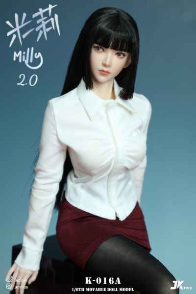 【史派克工廠】預購免運Q3 JKTOYS 1/6 米莉 Milly2.0 單頭雕 K-016ABCD 共4款 0612 JKTOYS 1/6 米莉 Milly2.0 單頭雕 K-016ABCD 共4款