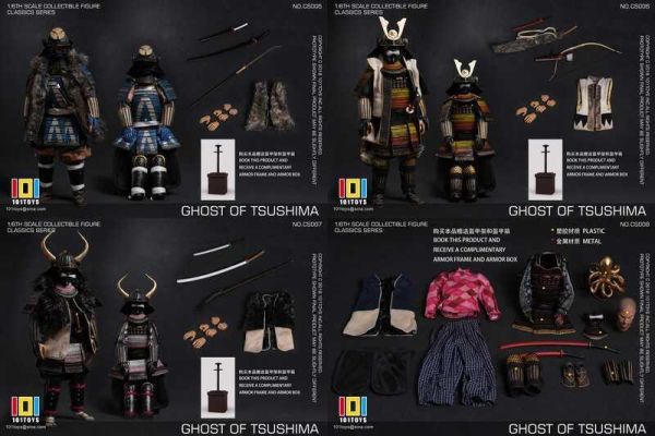 【史派克工廠】預購免運Q2 101TOYS 1/6 經典系列 武士甲/乙/丙/丁 NO.CS005-08 0514 101TOYS 1/6 經典系列 武士甲/乙/丙/丁 NO.CS005-08