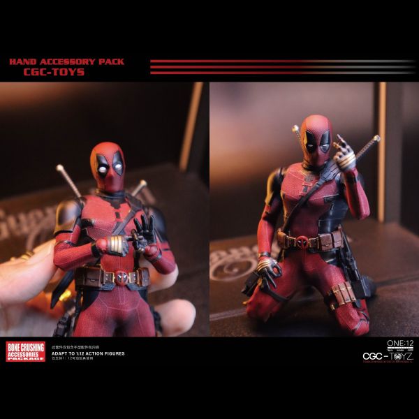【史派克工廠】結單免運26年Q1 CGC 1/12 死侍 配件包 手型包 僅配件 不含人偶 0108 CGC 1/12 死侍 配件包 手型包 僅配件 不含人偶