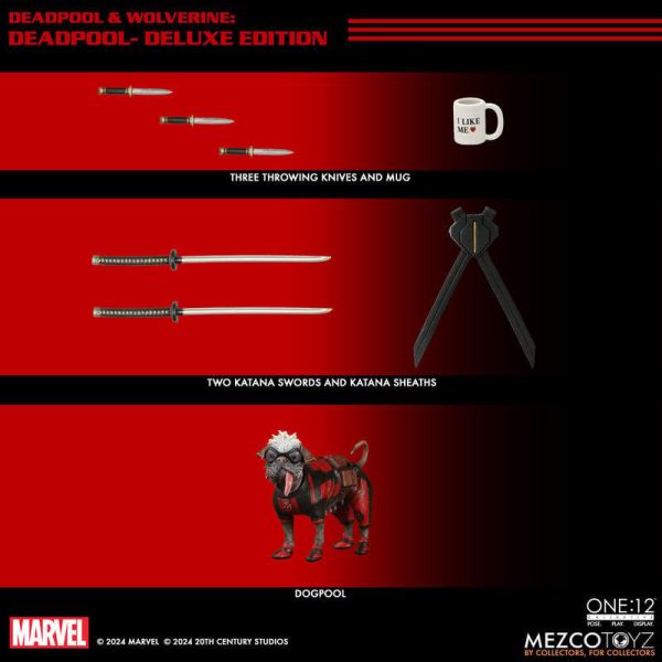 【史派克工廠】結單免運25年Q2 MEZCO One:12 金鋼狼 死侍 電影版 Deadpool 1014 MEZCO One:12 金鋼狼 死侍 電影版 Deadpool