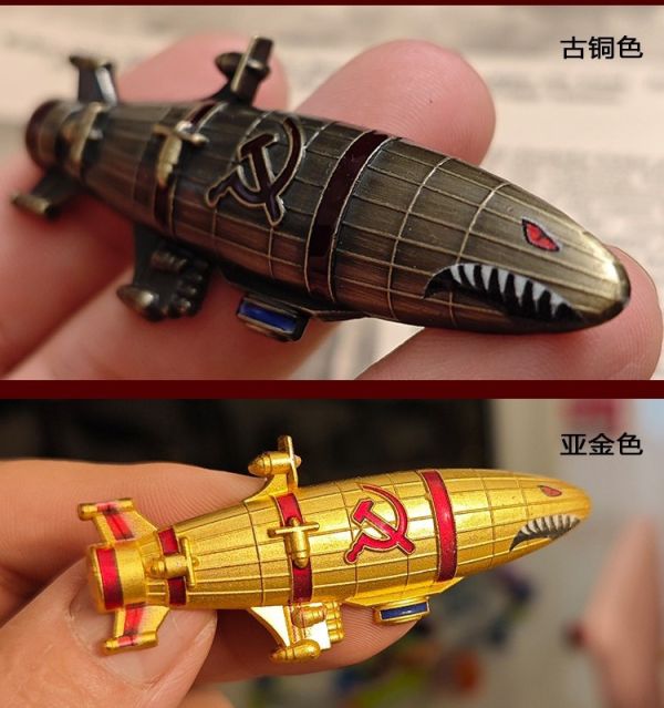 【史派克工廠】結單25年4月 紅色警戒2 基洛夫空艇 金屬 冰箱貼 胸章 0418 紅色警戒2 基洛夫空艇 金屬 冰箱貼 胸章