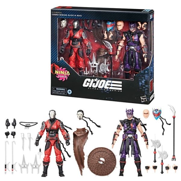 【史派克工廠 】 結單25年9月 孩之寶 特種部隊精英系列6吋 Cobra Ninjas Slice Dice 0820 孩之寶 特種部隊精英系列6吋 Cobra Ninjas Slice Dice