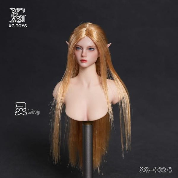 【史派克工廠】預購免運26年Q3 XG Toys星光人偶 1/6 靈公主頭雕 XG-002ABC 共3款 0713 XG Toys星光人偶 1/6 靈公主頭雕 XG-002ABC 共3款