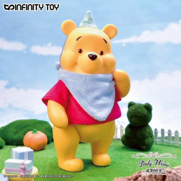 【史派克工廠】結單 免運9月 INFINITY TOY 小熊維尼 日常維尼 派對時光 約17公分 微可動 軟膠 0819 INFINITY TOY 小熊維尼 日常維尼 派對時光 約17公分 微可動 軟膠