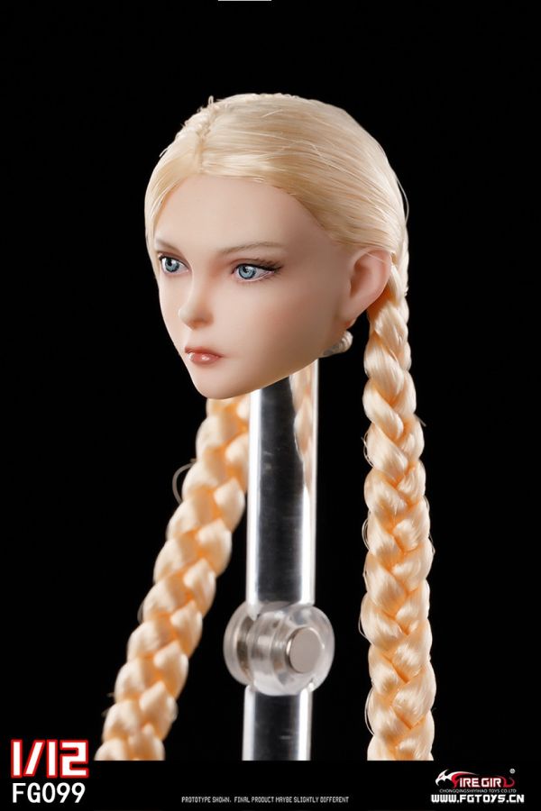 【史派克工廠】結單 23年Q4預購 Fire Girl Toys 1/12 格鬥少女嘉米 頭雕 FG099 0831 Fire Girl Toys 1/12 格鬥少女嘉米 頭雕
