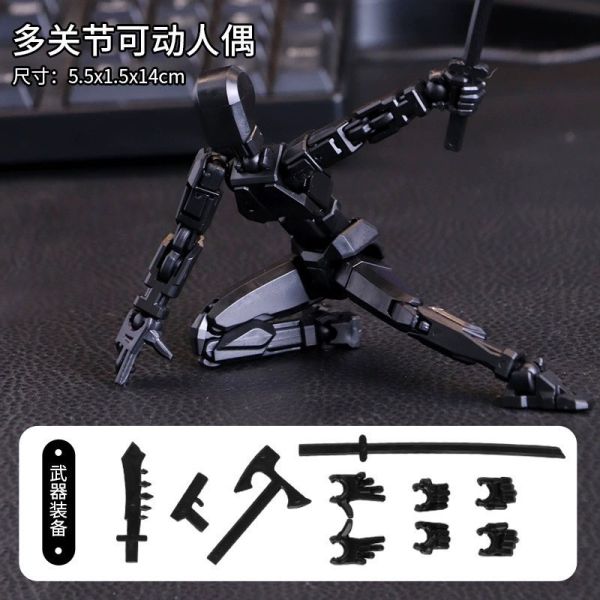 【史派克工廠】結單預購24年9月 3D蘿蔔機器人 免剪刀 組裝模型 高可動 13cm 第二套 0823 3D蘿蔔機器人 免剪刀 組裝模型 高可動 13cm 第二套