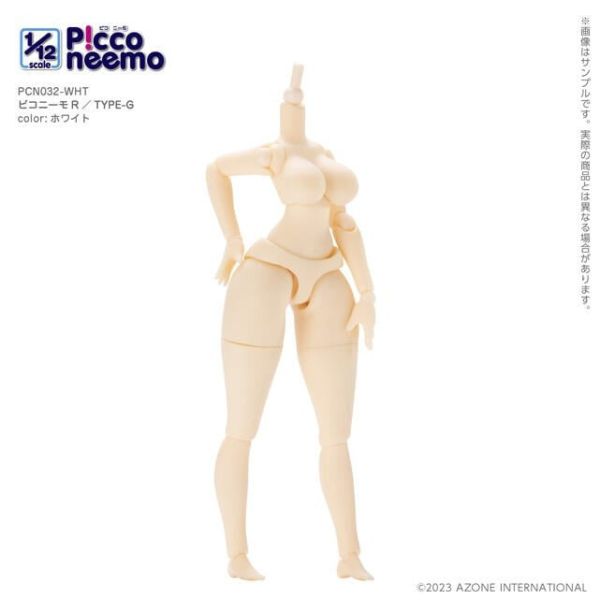 【史派克工廠】結單 預購2月 AZONE 1/12 Picconeemo R G型 女性素體 PCN032-WHT 0206 AZONE 1/12 Picconeemo R G型 女性素體 PCN032-WHT