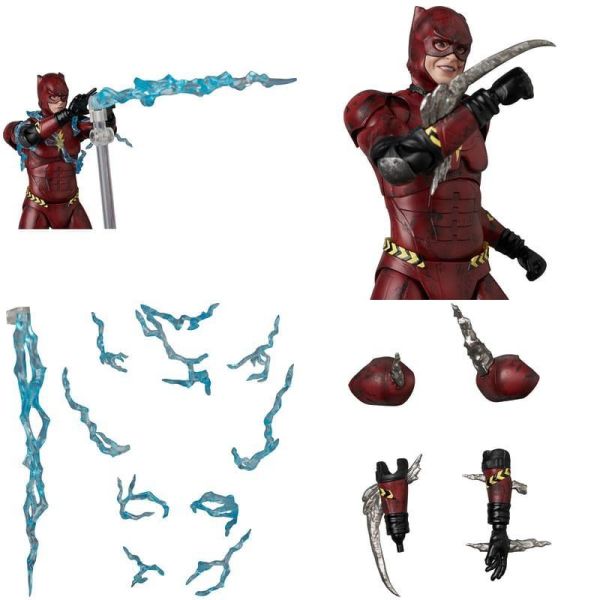【史派克工廠】預購免運27年8月 MAFEX 338 DC英雄 閃電俠 蝙蝠俠戰衣Ver 1120 MAFEX 338 DC英雄 閃電俠 蝙蝠俠戰衣Ver