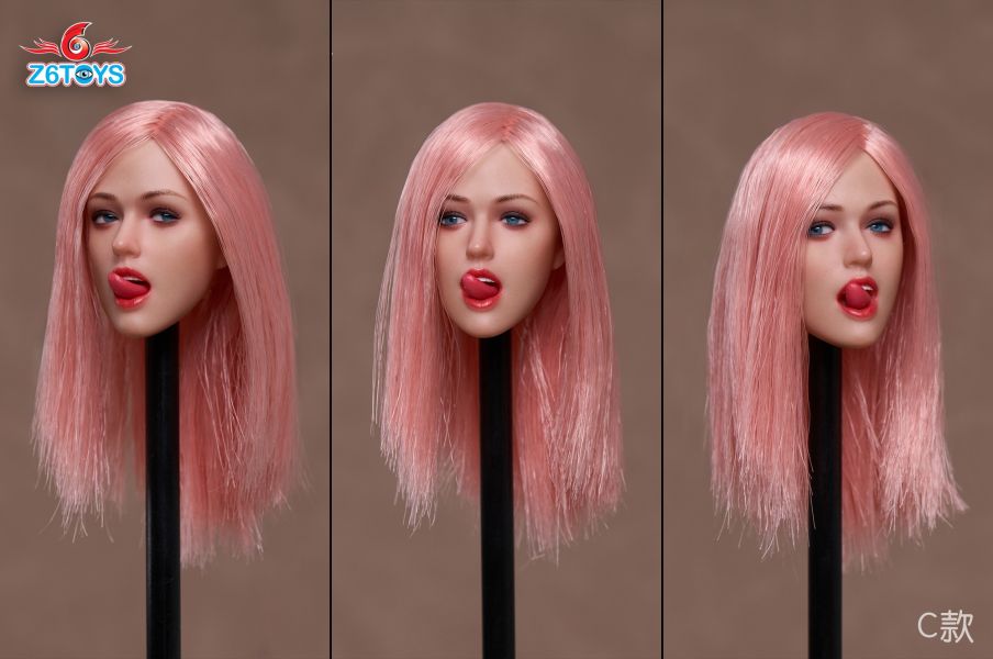 【史派克工廠】結單預購免運24年10月 Z6TOYS 1/6 性感表情 可動眼女頭雕ZC009 ABCDEF共6款 0911 Z6TOYS 1/6 性感表情 可動眼女頭雕ZC009 ABCDEF共6款