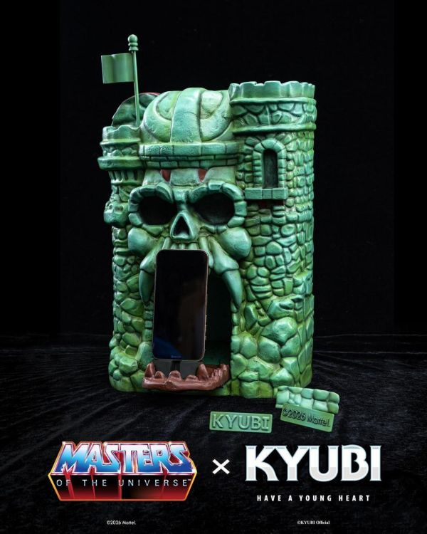 【史派克工廠】預購免運Q3 KYUBI × Masters of the Universe灰堡收藏雕像充電座 訂0624 KYUBI × Masters of the Universe灰堡收藏雕像充電座 訂