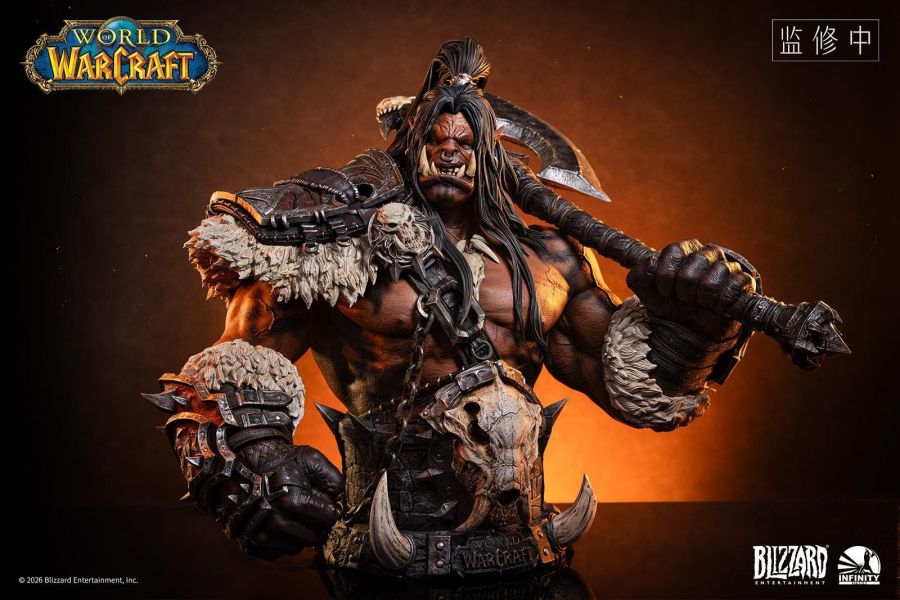 【史派克工廠】預購免運27年Q3 開天工作室 魔獸世界 格羅瑪什 地獄咆哮 1/3 半身雕像 訂 1102 開天工作室 魔獸世界 格羅瑪什 地獄咆哮 1/3 半身雕像 訂
