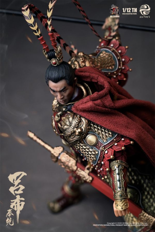 【史派克工廠】結單免運25年Q1 303TOYS 1/12 掌上三國 呂布 奉先 單人版SG009 人馬旗版 1204 303TOYS 1/12 掌上三國 呂布 奉先 單人版SG009 人馬旗版