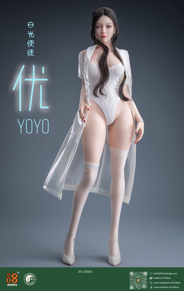 【史派克工廠】結單免運24年Q4 I8TOYS 1/6 白光宗徒 優YOYO 頭雕服裝包 I8-C008ABC 1008 I8TOYS 1/6 白光宗徒 優YOYO 頭雕服裝包 I8-C008ABC