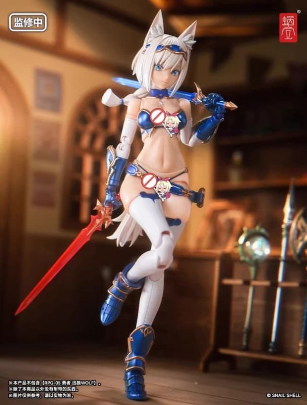 【史派克工廠】預購26年Q3 蝸之殼 異世界冒險 1/12 RPG-05 勇者狼妹 迅狼Wolf 可動機娘 0224 蝸之殼 異世界冒險 1/12 RPG-05 勇者狼妹 迅狼Wolf 可動機娘