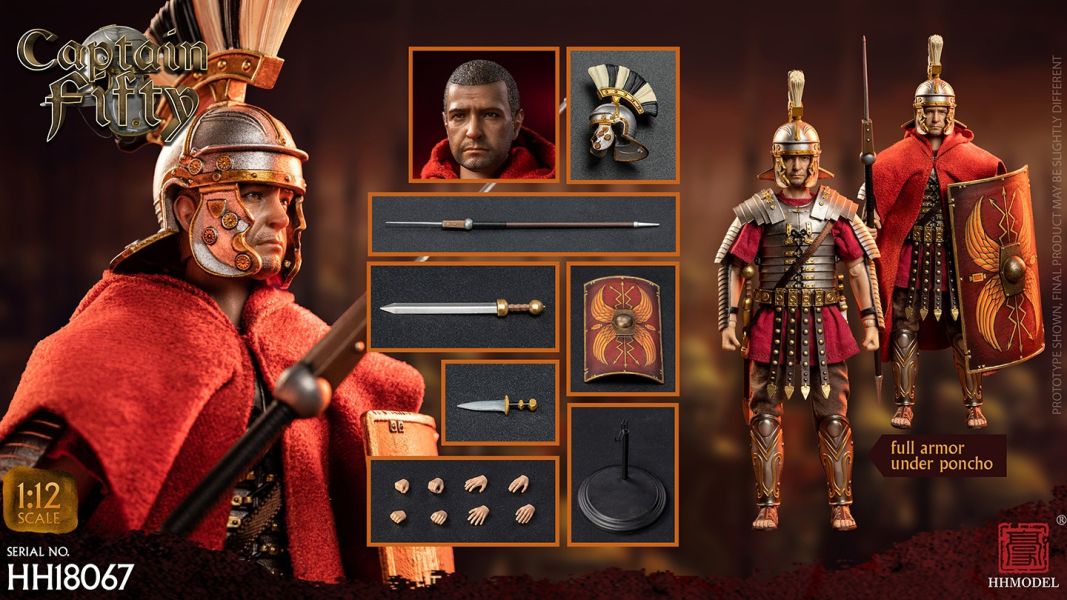 【史派克工廠】結單 預購23年Q3 HHMODEL 1/12 帝國軍團 HH18067 五十夫長 6吋 可動 0714 HHMODEL 1/12 帝國軍團 HH18067 五十夫長 6吋 可動