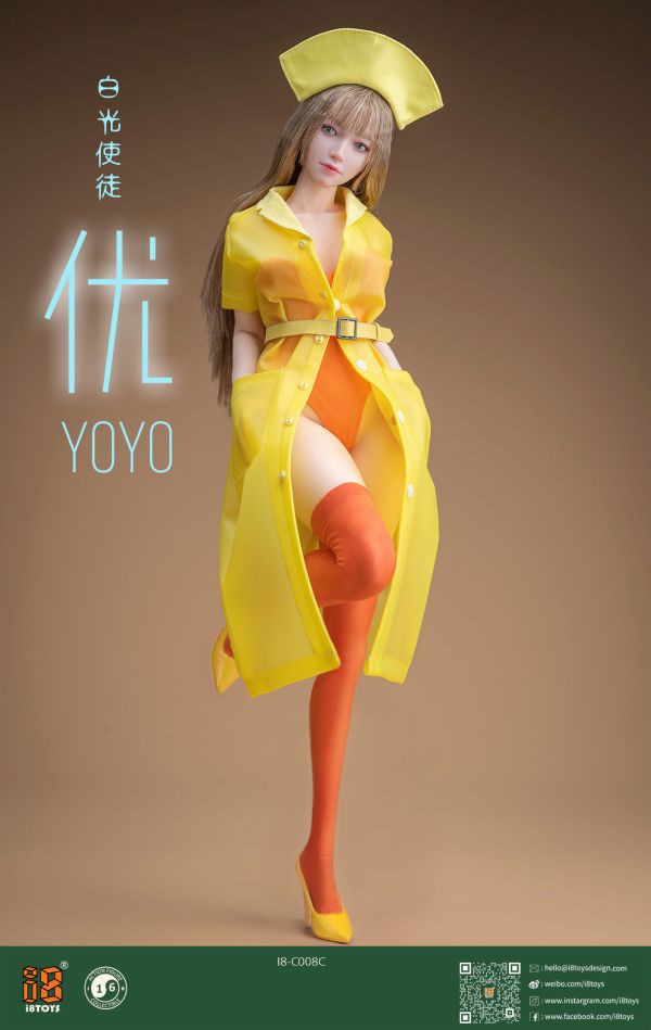 【史派克工廠】結單免運24年Q4 I8TOYS 1/6 白光宗徒 優YOYO 頭雕服裝包 I8-C008ABC 1008 I8TOYS 1/6 白光宗徒 優YOYO 頭雕服裝包 I8-C008ABC