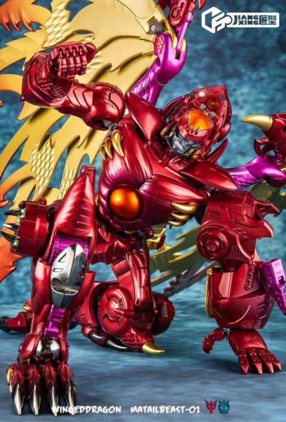 【史派克工廠】預購免運26年10月 匠型JX-MB-01 赤鱗應龍 紅龍 密卡登 野獸戰爭 火龍王 再版 0528 匠型JX-MB-01 赤鱗應龍 紅龍 密卡登 野獸戰爭 火龍王 再版