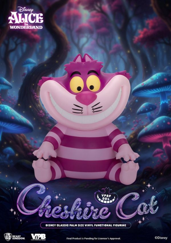 【史派克工廠】預購免運26年Q2 野獸國 VPBP-004 迪士尼經典系列 掌心儲金公仔 柴郡貓 1119 野獸國 VPBP-004 迪士尼經典系列 掌心儲金公仔 柴郡貓