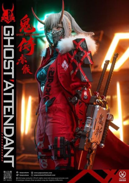 【史派克工廠】預購免運26年Q3 POPCOSTUME 1/6 鬼侍系列 緋刃修羅 赤骸 可動人偶GS-002 0423 POPCOSTUME 1/6 鬼侍系列 緋刃修羅 赤骸 可動人偶GS-002