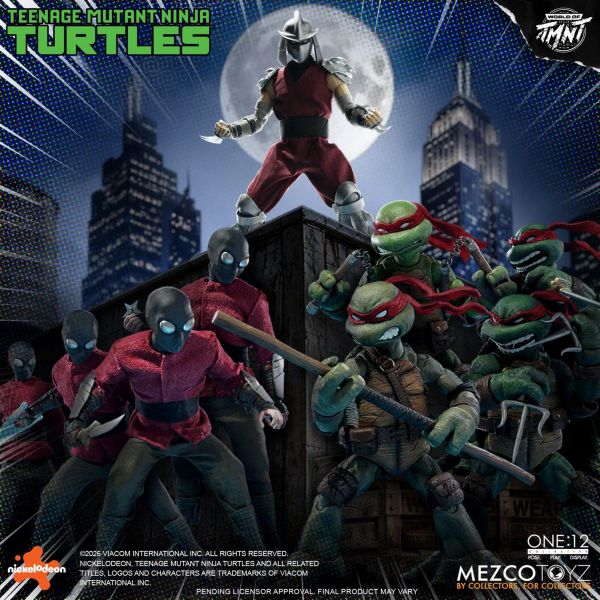 【史派克工廠】預購免運Q4 Mezco toys one:12 忍者龜 MEZ75506 可動 4入套組 訂 0617 Mezco toys one:12 忍者龜 MEZ75506 可動 4入套組 訂