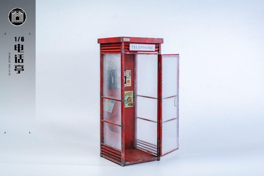 【史派克工廠】預購免運26年Q3 MMMTOYS 1/6 電話亭 M2608 0608 MMMTOYS 1/6 電話亭 M2608