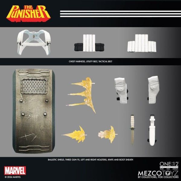 【史派克工廠】預購免運27年1月 MEZCO One:12 Collective 漫威 制裁者 可動 0708 MEZCO One:12 Collective 漫威 制裁者 可動