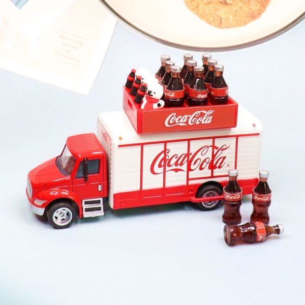 【史派克工廠】結單免運24年10月 可口可樂 1:64 合金 北極熊貨櫃車 0927 可口可樂 1:64 合金 北極熊貨櫃車