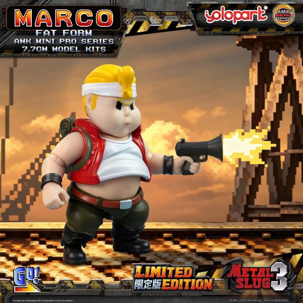 【史派克工廠】現貨不挑盒 免運 YOLOPARK AMK MINI PRO Metal Slug3 Marco 胖子模式限定版 YOLOPARK AMK PRO 變形金剛 萬獸崛起 鏡像柯博文